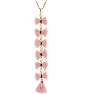 Lucky Brand Crystal Fringe Y Necklace